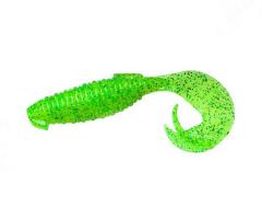 Твистер Keitech Flapper Grub 4" #424 Lime Chartreuse