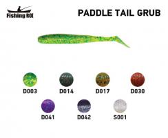 Силікон Fishing ROI Paddle Tail Grub 75mm D003 (12шт) (кор20уп) (M123)