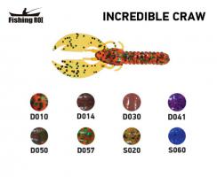 Силікон Fishing ROI Incredible Craw 70mm D010 (10шт) (кор20уп) (M123)