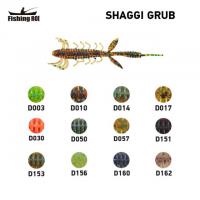 	Силікон Fishing ROI Shaggi Grub 75mm D010 (12шт) (кор20уп) (M123)