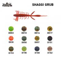 Силікон Fishing ROI Shaggi Grub 75mm D030 (12шт) (кор20уп) (M123)