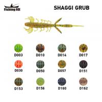 Силікон Fishing ROI Shaggi Grub 75mm D057 (12шт) (кор20уп) (M123)