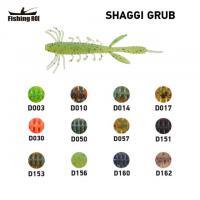 	Силікон Fishing ROI Shaggi Grub 75mm D156 (12шт) (кор20уп) (M123)