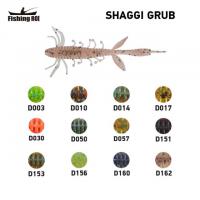 	Силікон Fishing ROI Shaggi Grub 75mm D162 (12шт) (кор20уп) (M123)