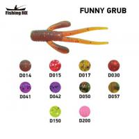 Силікон Fishing ROI Funny Grub 30mm D014 (20шт) (кор20уп) (M123)