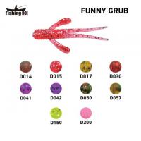 Силікон Fishing ROI Funny Grub 30mm D015 (20шт) (кор20уп) (M123)