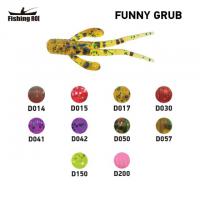 	Силікон Fishing ROI Funny Grub 30mm D017 (20шт) (кор20уп) (M123)