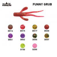 Силікон Fishing ROI Funny Grub 30mm D030 (20шт) (кор20уп) (M123)