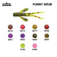 Силікон Fishing ROI Funny Grub 30mm D050 (20шт) (кор20уп) (M123)