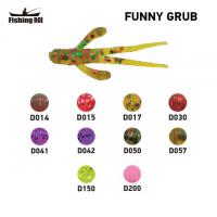 	Силікон Fishing ROI Funny Grub 30mm D057 (20шт) (кор20уп) (M123)