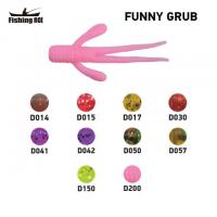 	Силікон Fishing ROI Funny Grub 30mm D200 (20шт) (кор20уп) (M123)