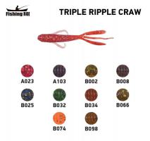 Силікон Fishing ROI Triple Ripple Craw 70mm A023 (12шт) (M203)