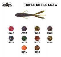 	Силікон Fishing ROI Triple Ripple Craw 70mm B008 (12шт) (M203)