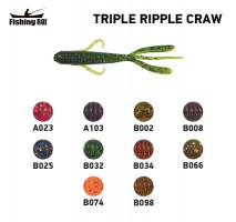 Силікон Fishing ROI Triple Ripple Craw 70mm B032 (12шт) (M203)