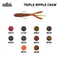 	Силікон Fishing ROI Triple Ripple Craw 70mm B034 (12шт) (M203)