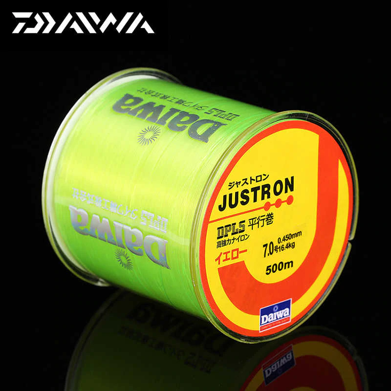 Леска Daiwa JUSTRON Yellow 500м