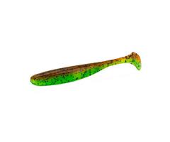 Виброхвост Keitech Easy Shiner 4" 401 Green Pumpkin/Chartreuse