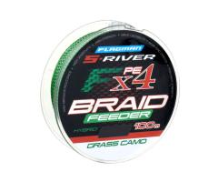 Шнур Flagman S-River Feeder Braid 100м 0.14мм 8.2 кг