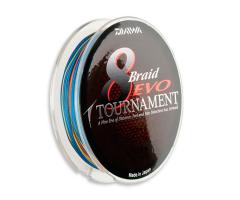 Шнур Daiwa Tournament 8xBraid EVO Multicolor 150м 0.12мм 8.6кг