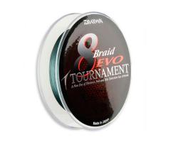Шнур Daiwa Tournament 8xBraid EVO Dark Green 135м 0.16мм 12.2кг