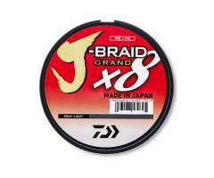 Шнур Daiwa J-Braid Grand x8 Light Grey 135м 0.28мм 26.5кг