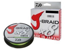 Шнур Daiwa J-Braid X8 0.13mm 150m chartreuse 8кг