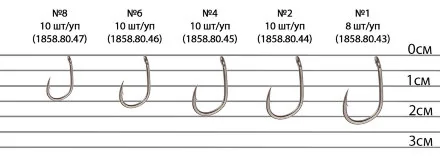  Крючок Brain Sting Classic Wide Gape