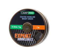 Поводковый материал в оплётке Carp Pro 15 lb 7 м зелёный