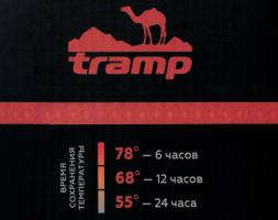 Термос Tramp Soft Touch серый