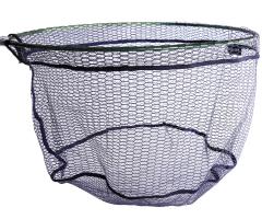 Голова подсака Flagman Landing Net Head New Eco Friendly Silicon Mesh Blue