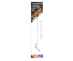Готовый поводок с крючком Carp Pro Curved Ready Rig №6