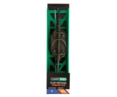 Готовая оснастка на ледкоре Carp Pro Flat Method Feeder №6 