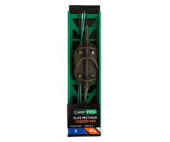 Готовая oснастка на ледкоре Carp Pro Flat Method Feeder №6 40 г