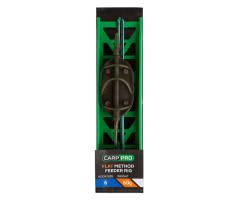 Готовая оснастка на ледкоре Carp Pro Flat Method Feeder №6 60 г