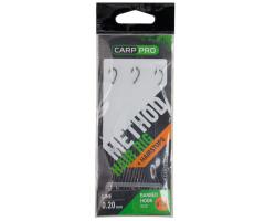 Готовый поводок с крючком Carp Pro Method Hair Rig Line 0.20мм №10