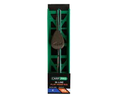 Готовая оснастка на ледкоре Carp Pro In-line Flat Pear №4