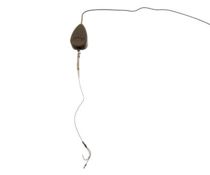 Готовая оснастка на ледкоре Carp Pro In-line Flat Pear №4