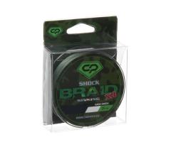 Шок-лидер Carp Pro Shock Braid PE X8 0.16мм Dark Green