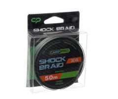 Шок-лидер Carp Pro Shock Braid PE X4 0.16мм Dark Green