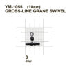 Трубочка медная с вертлюжком Gross-line Grane Swivel №3