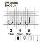 Крючки MiniMax   SW-806BD Shogun # 4 BLN 10шт. ring