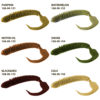         Сил. приманка R.T.W. Ribbed curly tail 10cm 10 pcs. Pumpkin