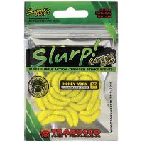 Сил. приманка SLURP BAIT HONEY WORM YELLOW GLITTER 30шт