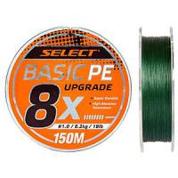 Шнур Select Basic PE 8x 150m (темн-зел.) #0.6/0.10mm 12lb/5.5kg