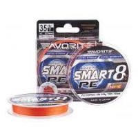 Шнур Favorite Smart PE 8x 150м (red orange) #2.5/0.265mm 30lb/16.4kg