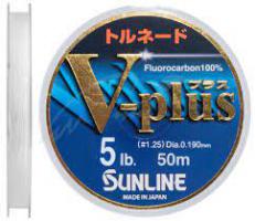 Флюорокарбон Sunline V-Plus 50m #1.25/0.19mm 2.5kg