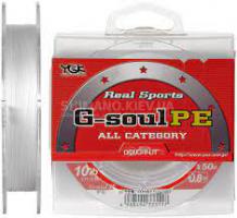 Шнур YGK Real Sports G-Soul PE 150m (белый) #1.5/0.205mm 16lb