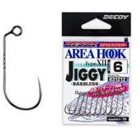 Крючок Decoy AH-12 Area Hook Jiggy #8 (10 шт/уп)	