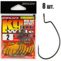 Крючок Decoy Worm25 Hook Wide #1 (8 шт/уп)