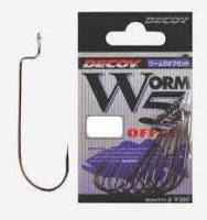 Крючок Decoy Worm5 Offset #1 (9 шт/уп)